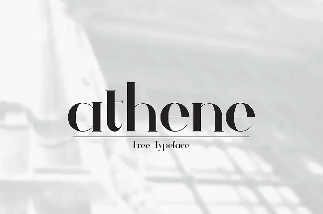 Athene font