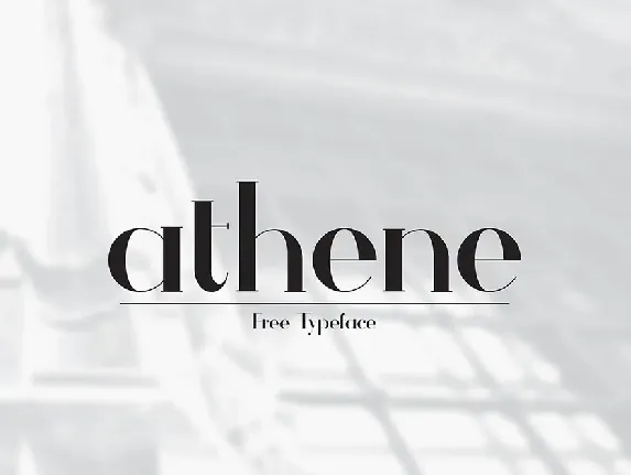 Athene font