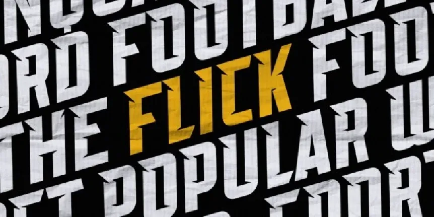 Flick Family font