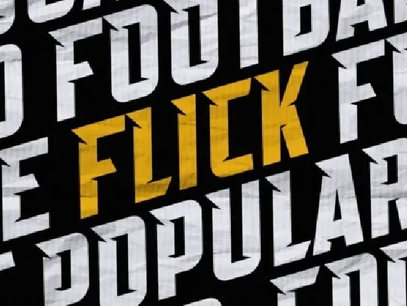 Flick Family font