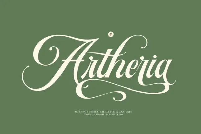 Artheria font