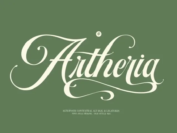 Artheria font