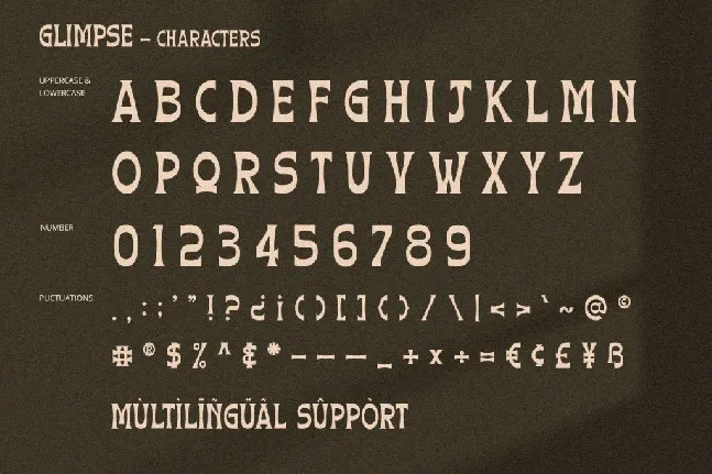 Glimpse Free font