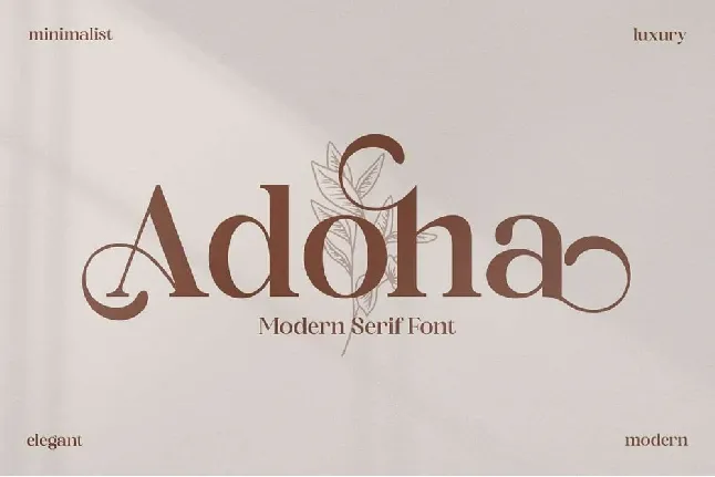 Adoha font