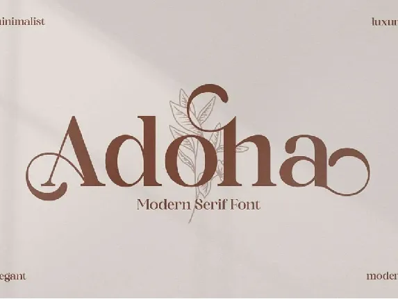 Adoha font