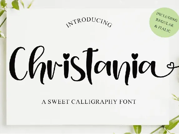 Christania - Personal Use font