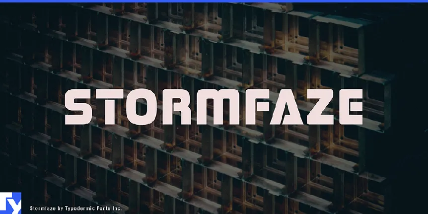 Stormfaze font