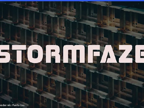 Stormfaze font