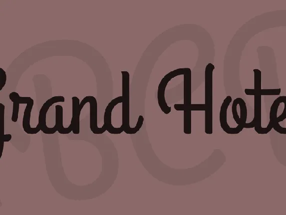 Grand Hotel font