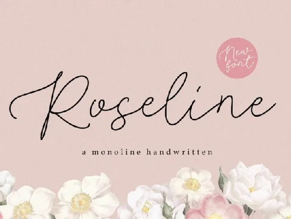 Roseline font