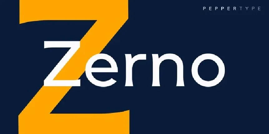 Zerno font