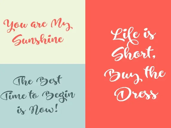 Just Be Script font