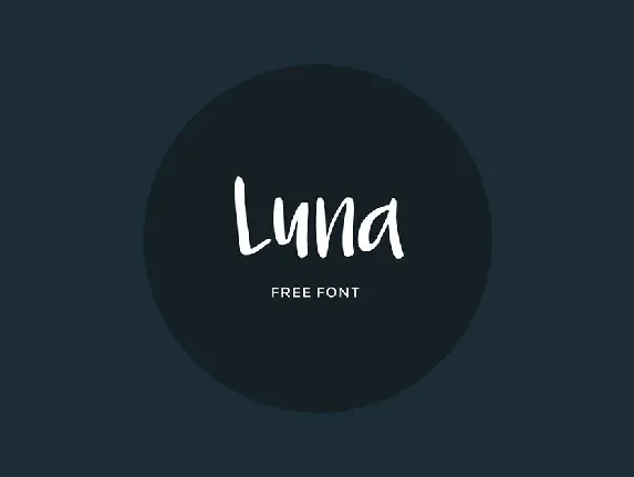 Luna Free font