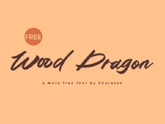 Wood Dragon font