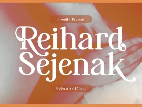 Reihard Sejenak font