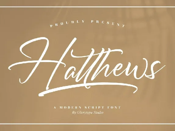 Hatthews font