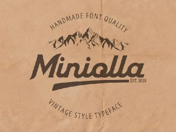 Miniolla font