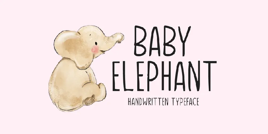 Baby Elephant font