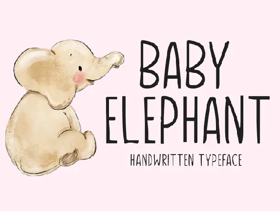 Baby Elephant font