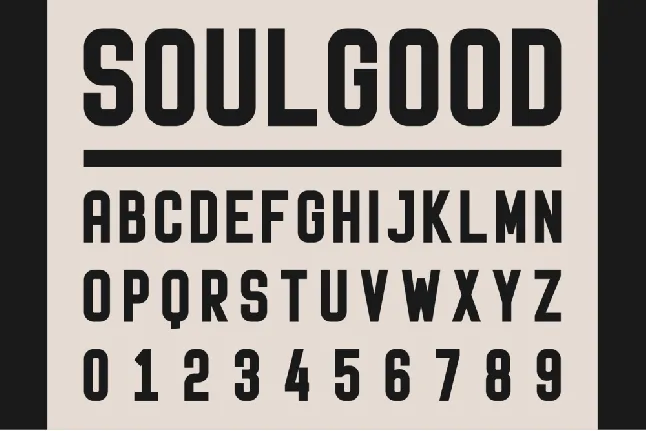 Soulgood font