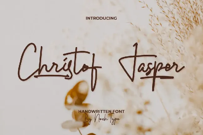 Christof Jasper Demo font