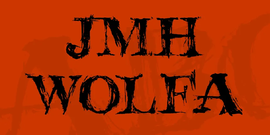 JMH Wolfa font