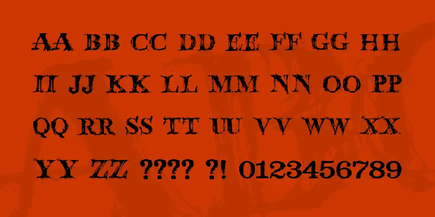 JMH Wolfa font