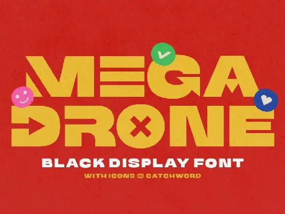 Mega Drone font