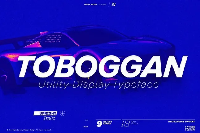 Toboggan font