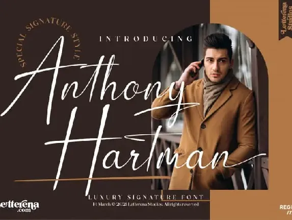 Anthony Hartman Script font