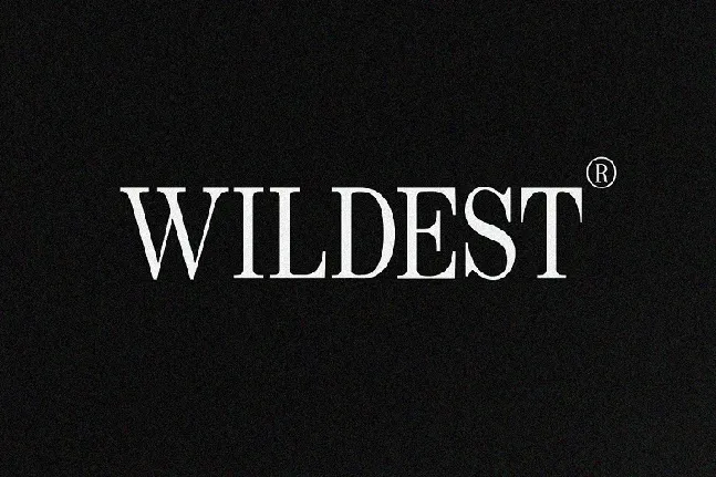 Wildest font