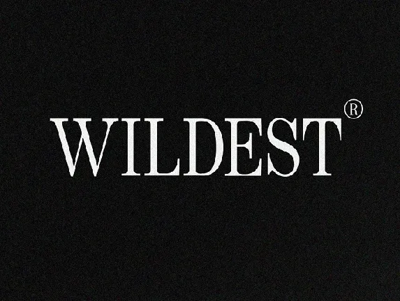 Wildest font