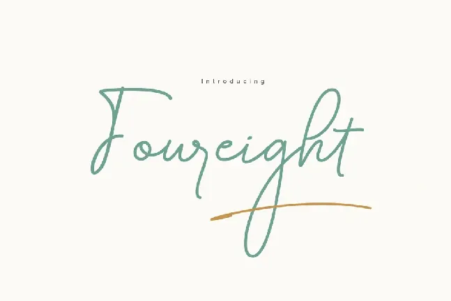 Foureight font