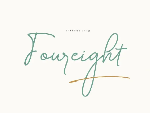 Foureight font