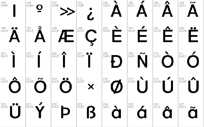 Armegoe font