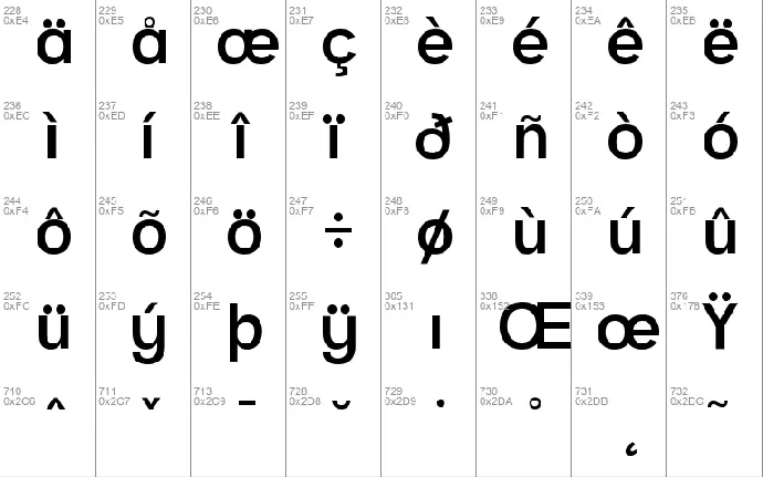 Armegoe font