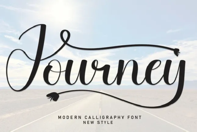 Journey Script font