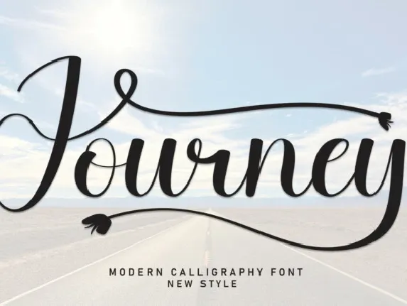 Journey Script font