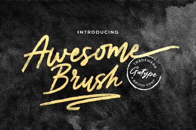 Awesome Script Typeface font