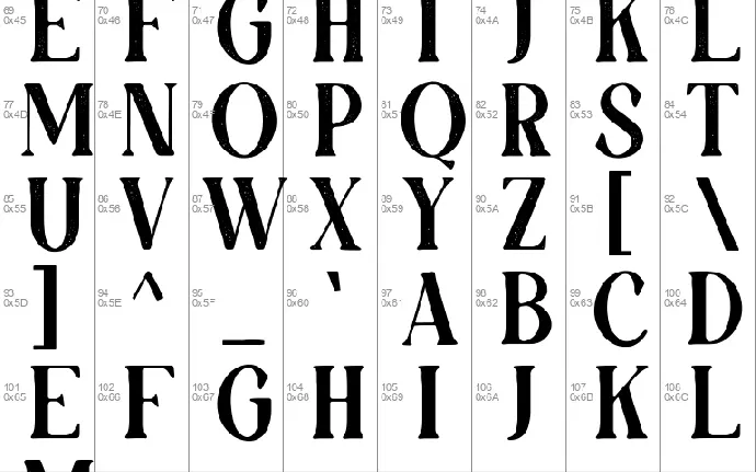 JABROWZKY font