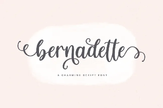 Bernadette font