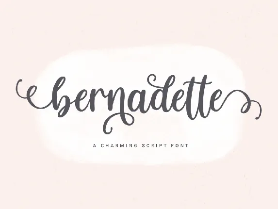 Bernadette font