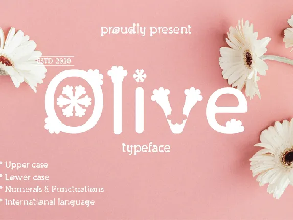 Olive font