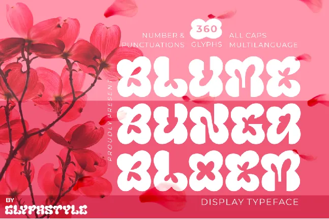 Blumebungabloem font