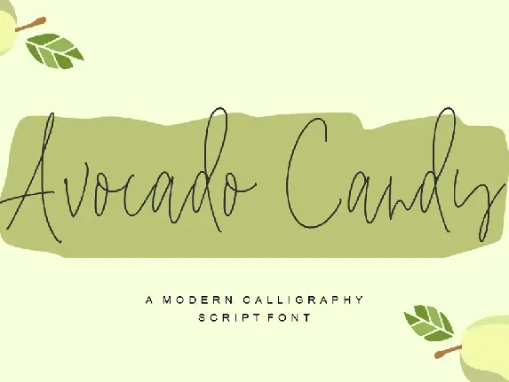 Avocado Candy font