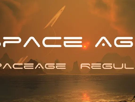 Space Age font