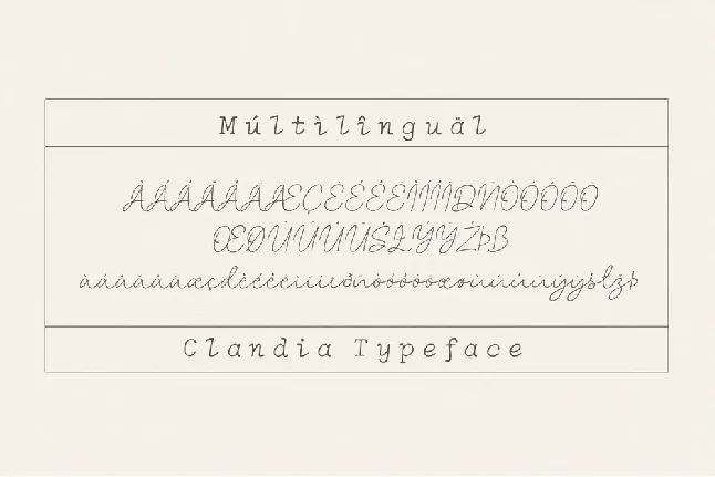 Clandia font