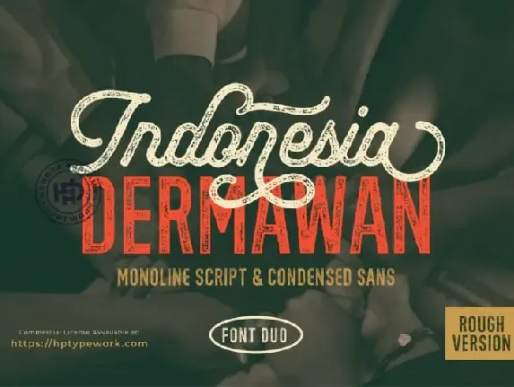 Indonesia Dermawan Display font