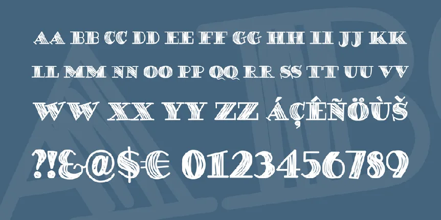 DEGAWS font