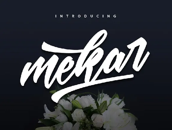 Mekar Script Free font